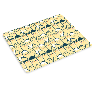 Cuki csibe minták egérpadhoz - TenStickers