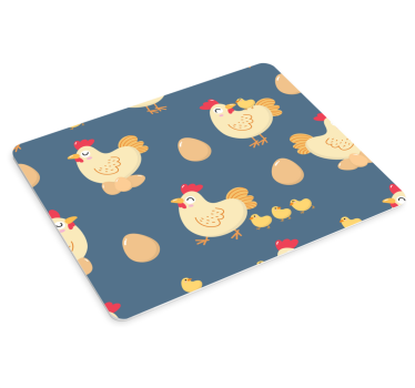 Aranyos tyúk minta mouse pad eredeti - TenStickers