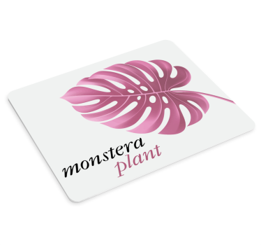 Monstera levél fókusz mouse pad eredeti - TenStickers