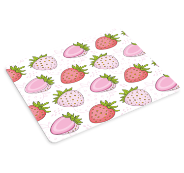 Cuki eper mintás egérpad minták - TenStickers