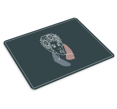 Napraforgós nő eredeti egérpad - TenStickers