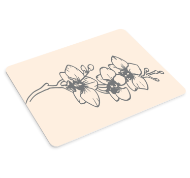 Eredeti egérpad virágzó orchidea mintákkal - TenStickers