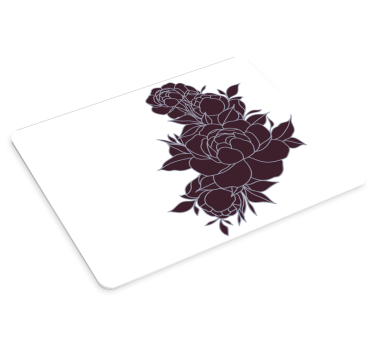 Eredeti egérpad virágkompozíció mintával - TenStickers