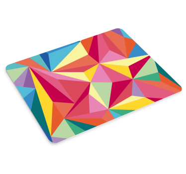 Színes geometrikus formák egérpad minták - TenStickers