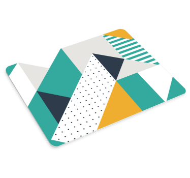 Geometrikus színjáték egérpad minták - TenStickers