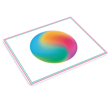 Színes Átmenetes gömb egérpad minták - TenStickers