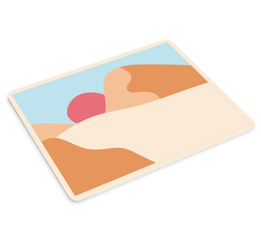 Absztrakt hegyek színei mouse pad eredeti - TenStickers
