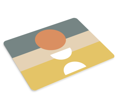 Geometrikus köralakú elemenk - mouse pad minták - TenStickers