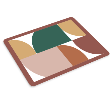 Absztrakt minta geometriai művészet eredeti egérpad - TenStickers