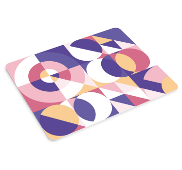 Absztrakt alakzatok geometriai művészet eredeti egérpad - TenStickers