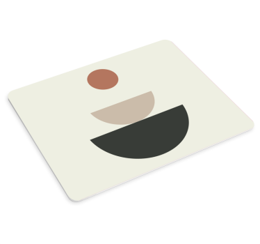 Absztrakt köralakú minták egérpadhoz - TenStickers