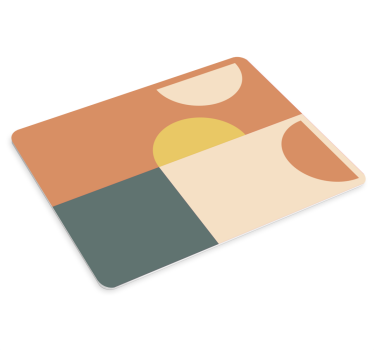 Geometrikus színszekciók egérpad minták - TenStickers