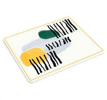 Absztrakt ecsetvonások egérpad minták - TenStickers