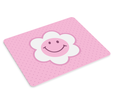 Mosolygó virágminta egérpad eredeti - TenStickers