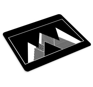 Absztrakt geometrikus csúcsok egérpad minták - TenStickers