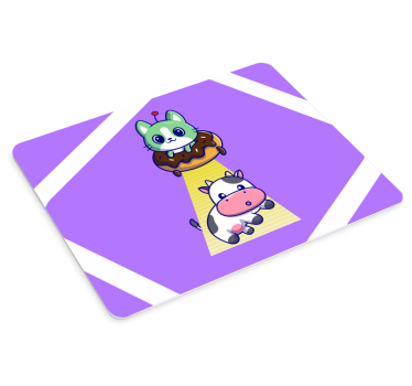Eredeti egérpad bájos lényfigurákhoz - TenStickers