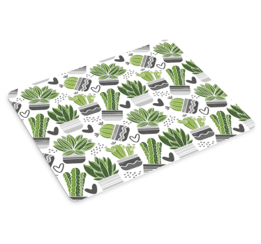 Kaktusz növény gyűjtemény egérpad minták - TenStickers