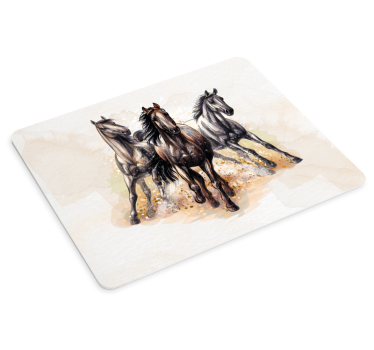 Három galoping ló eredeti egérpad - TenStickers