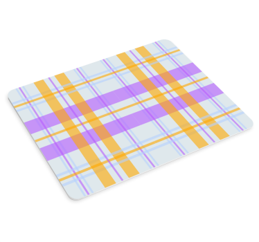 Vibráló kockás geometria egérpad minták - TenStickers