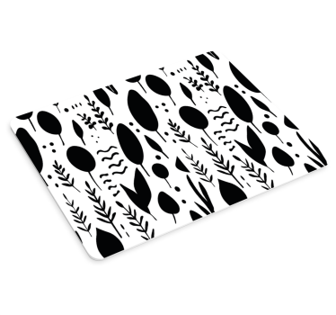 Absztrakt levélformák mouse pad minták - TenStickers