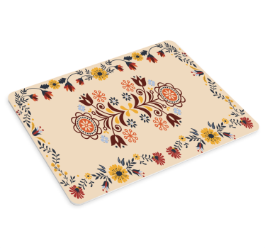 Virágos díszítő motívum mouse pad minták - TenStickers