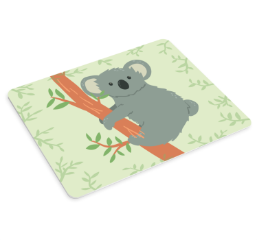 Aranyos kis hegymászó koala rajzfilm eredeti egérpad - TenStickers