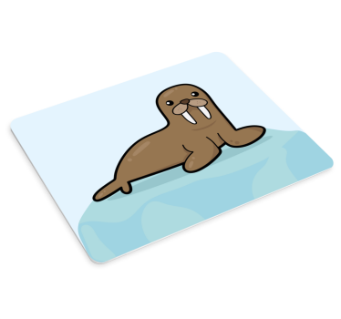 Rozmár illusztráció mouse pad eredeti - TenStickers