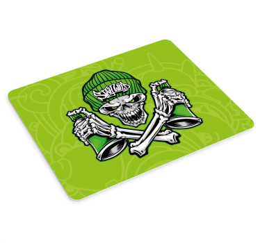 Edgy skull koncepció mouse pad eredeti - TenStickers