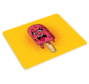 Vicces olvadó finomság mouse pad eredeti - TenStickers
