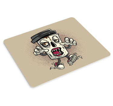 Rajzfilm koponya karakter - eredeti egérpad - TenStickers