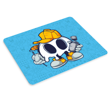 Szellem munkás karakter - szerencsejáték egérpad - TenStickers