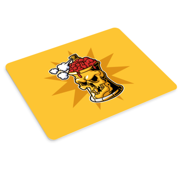 Eredeti egérpad koponya agymenő ital - TenStickers