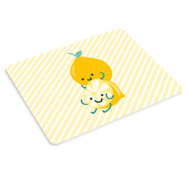 Cuki gyümölcs karakterek mouse pad eredeti - TenStickers