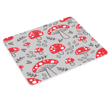 Játékos gomba minta egérpad minták - TenStickers