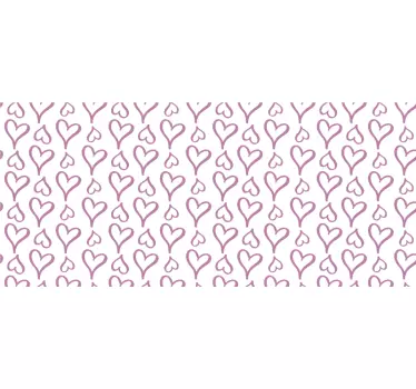 Szívmintás textúrájú egérpad minták - TenStickers