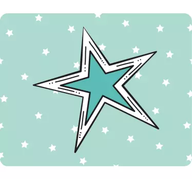Csillagmintás háttér egérpad minták - TenStickers