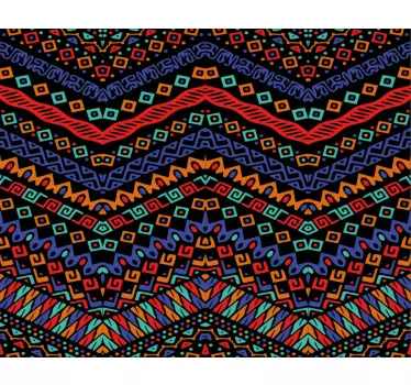 Élénk geometrikus motívumok egérpad minták - TenStickers