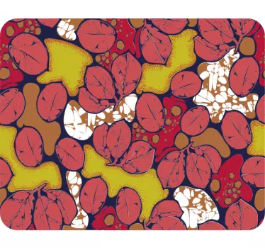 Színes levélmintás egérpad minták - TenStickers