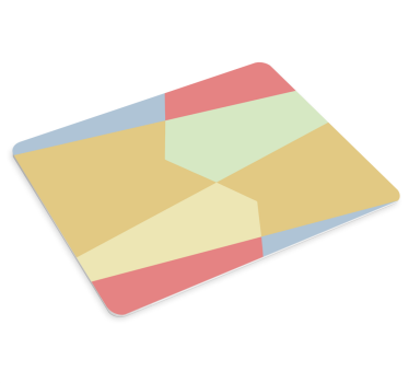 Absztrakt geometrikus színek - mouse pad minták - TenStickers