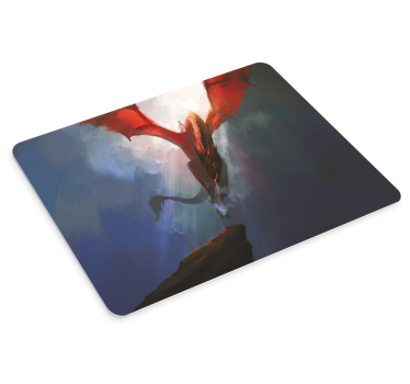 Félelmetes piros sárkány mouse pad szerencsejáték - TenStickers