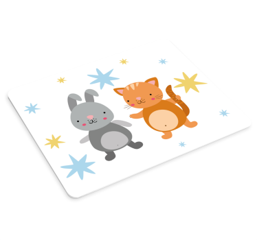Aranyos Állat barátok mouse pad eredeti - TenStickers