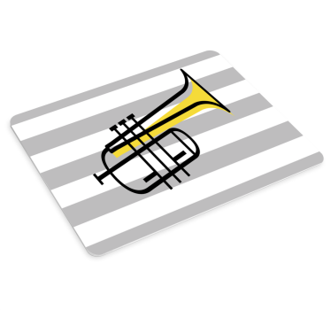 Eredeti egérpad stílusos réz hangszer - TenStickers