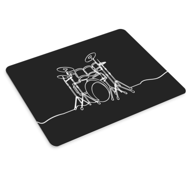 Dobkészlet mintázat - mouse pad szerencsejáték - TenStickers