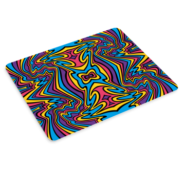 Színes Örvény minta - mouse pad minták - TenStickers