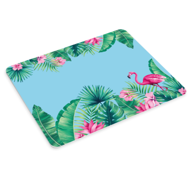 Trópusi flamingó paradicsom mouse pad eredeti - TenStickers