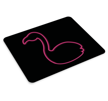 Neon rózsaszín flamingó rajz eredeti egérpad - TenStickers