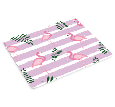 Aranyos flamingó mintás eredeti egérpad - TenStickers