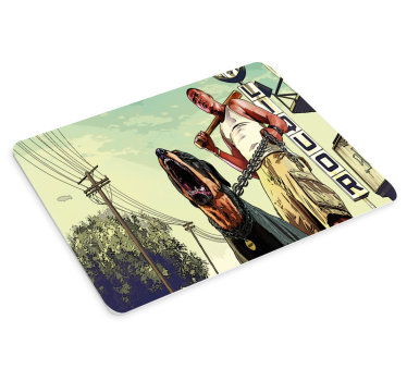 Kutyás figura - mouse pad szerencsejáték - TenStickers