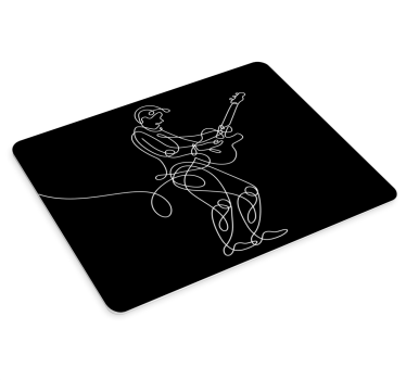 Gitár elegáns minimalista több egérpad - TenStickers