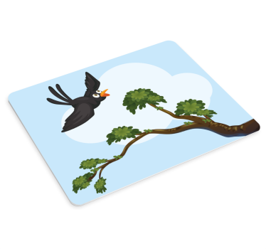 Repülő madár illusztráció - mouse pad eredeti - TenStickers